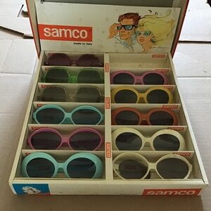 Vintage Samco Bella Sunglasses Entire Set in Box